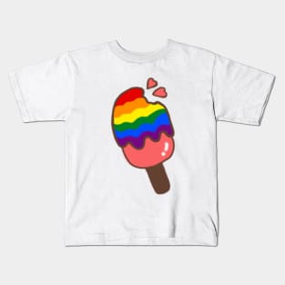 LGBQ ice cream colorful Shirt Kids T-Shirt